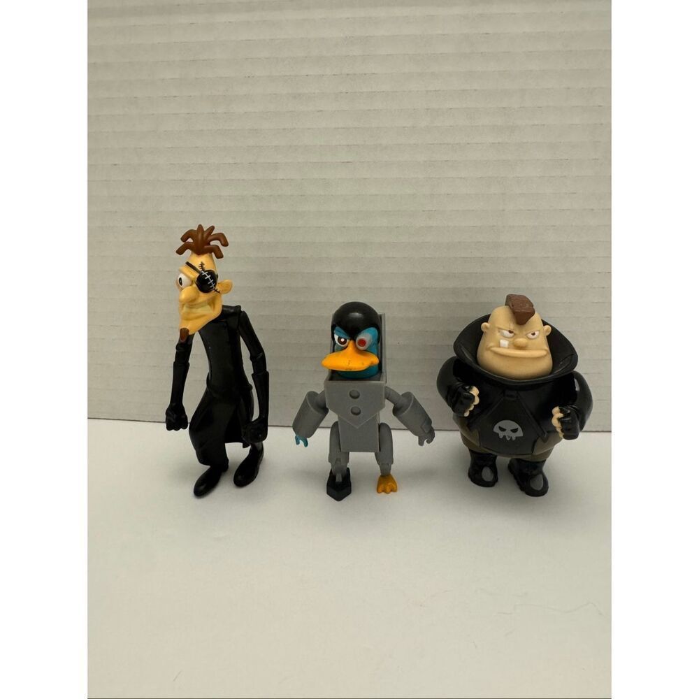 Phineas & Ferb Dr Doofenschmirtz Buford Perry the Platypus Resistance Force Lot